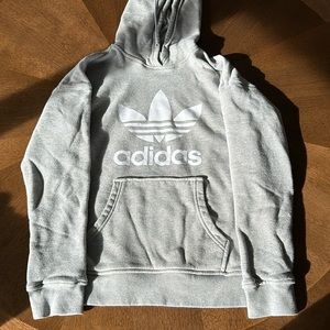 Grey Adidas hoodie